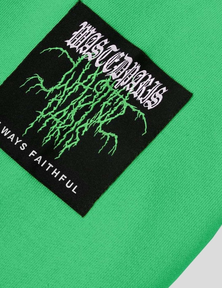 Sudadeira WASTED PARIS fire cult hoodie island green